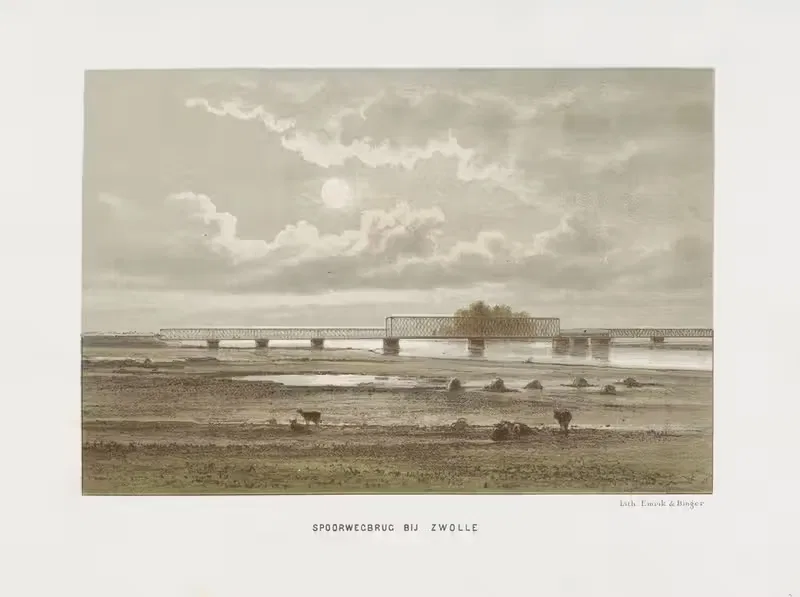 Spoorwegbrug bij Zwolle — Emrik & Binger