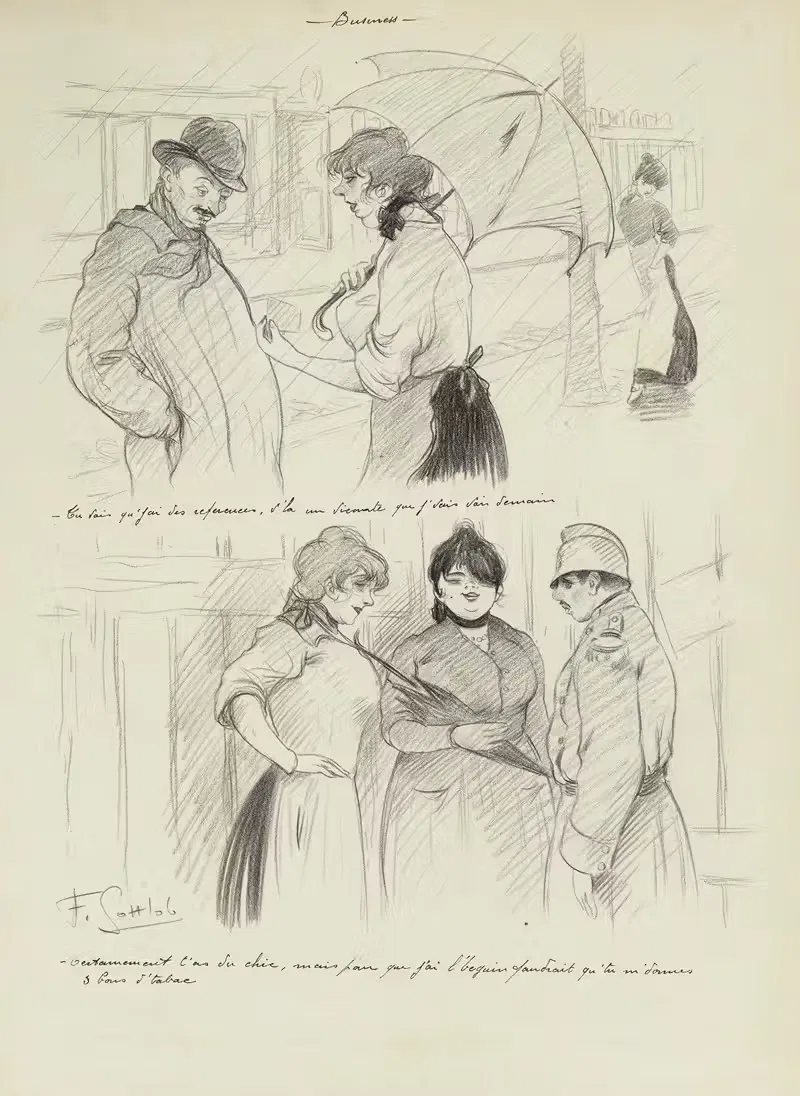 Бизнес by Фернан Луи Готлоб, 1913 — digital art print download