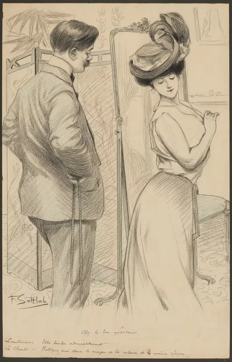 У хорошего мастера by Фернан Луи Готлоб, 1906 — digital art print download