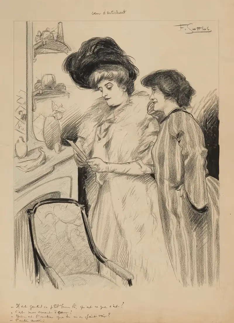 Сердце артишока by Фернан Луи Готлоб, 1905 — digital art print download