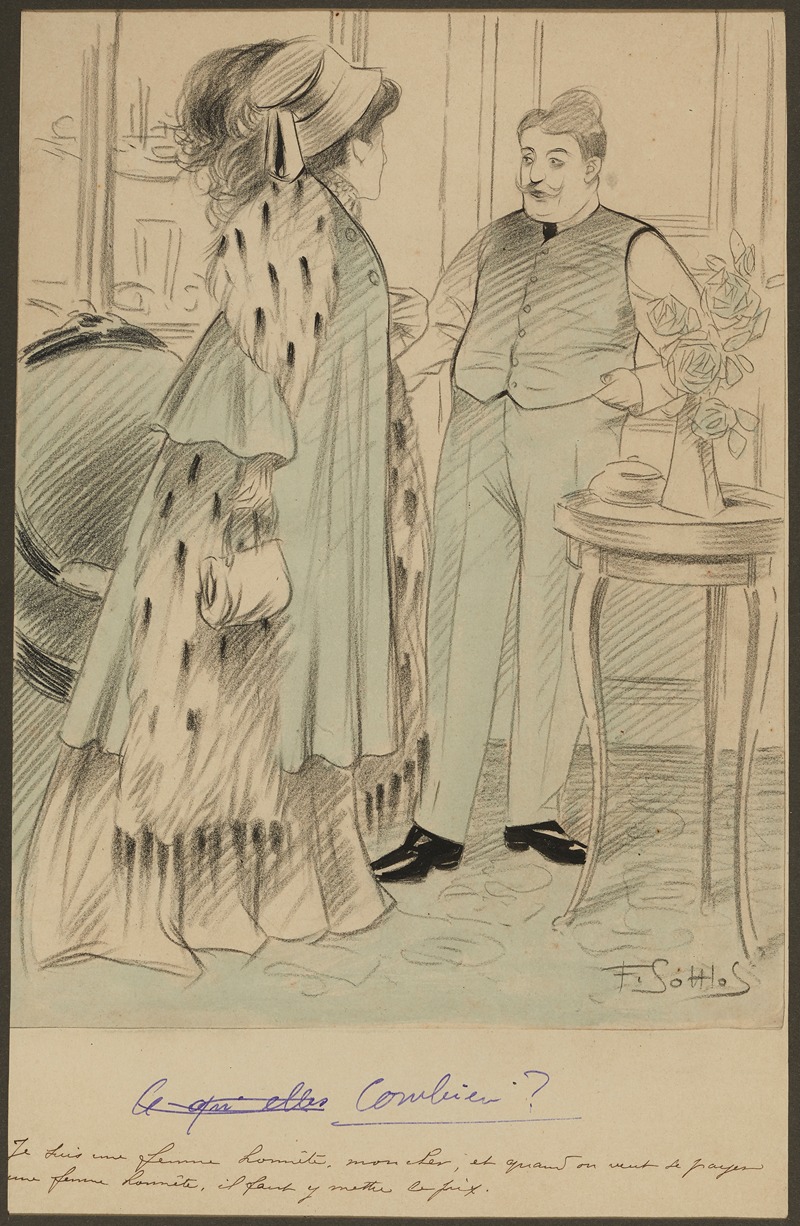 Combien by Fernand Louis Gottlob — digital art print download