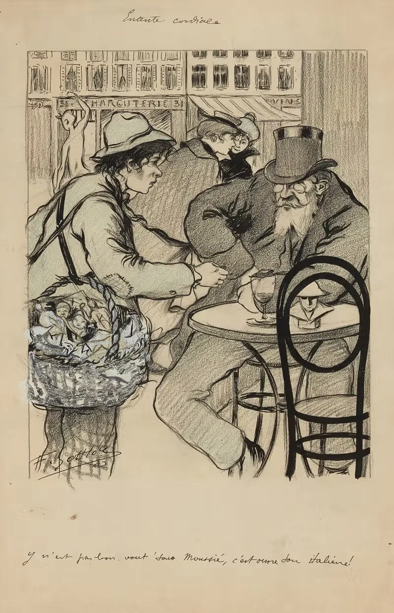 Дружба by Фернан Луи Готлоб, 1907 — digital art print download