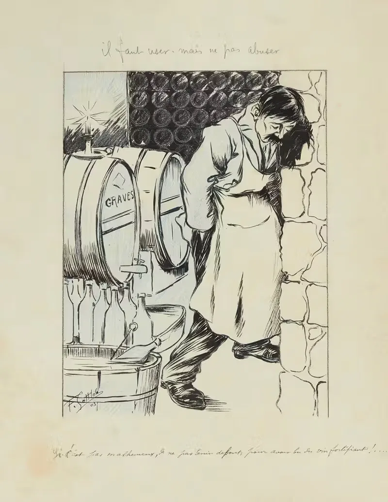 Нужно использовать, но не злоупотреблять by Фернан Луи Готлоб, 1902 — digital art print download
