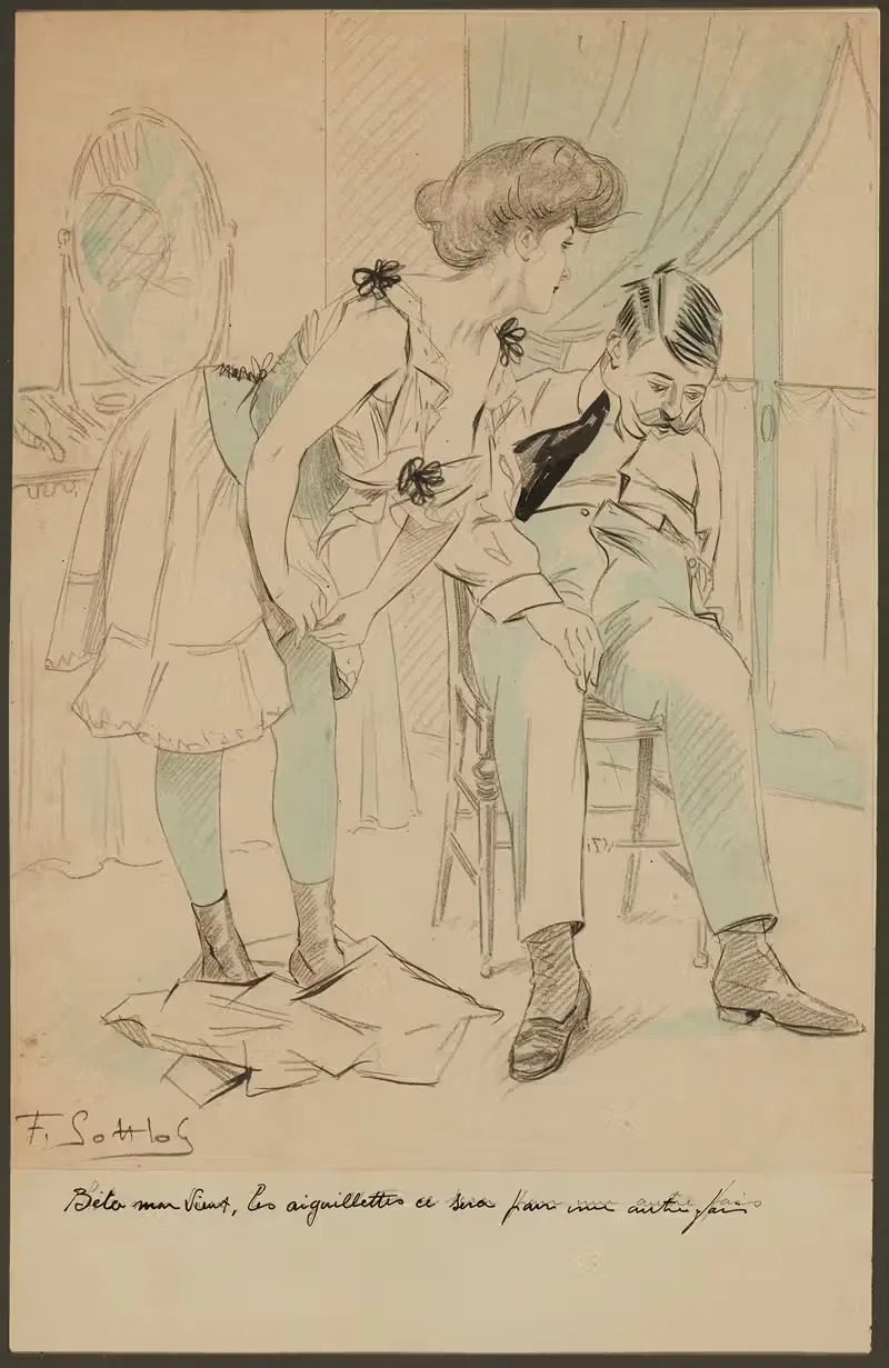 Когда все закончено by Фернан Луи Готлоб, 1909 — digital art print download