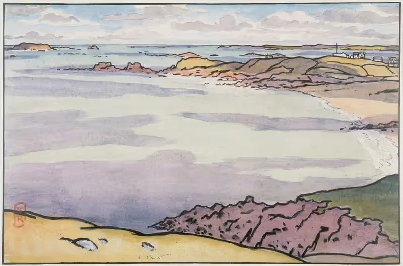 La Pointe du Décollé vue de la Garde Guérin — Henri Rivière
