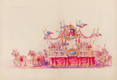 Char du Bœuf-Gras, Vaugirard by Jean Crotat, 1907 — digital art print download