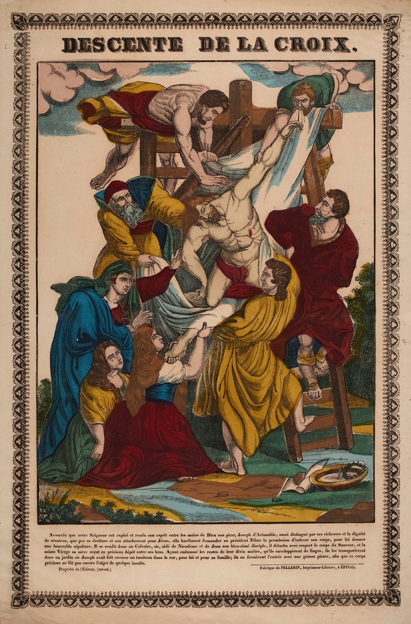 Descente de la croix by Jean-Charles Pellerin — digital art print download