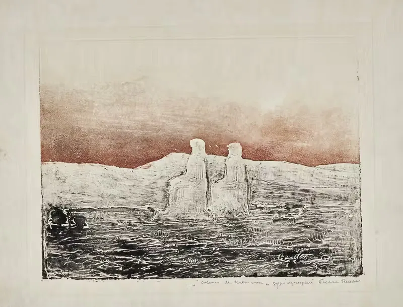 Колоссы Мемнона (Фивы) by Пьер Рош, 1911 — digital art print download