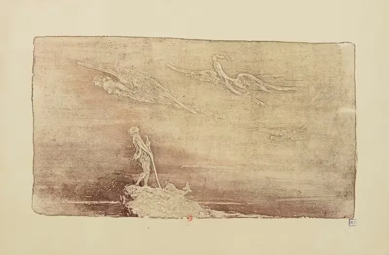 Лебединые женщины by Пьер Рош, 1909 — digital art print download