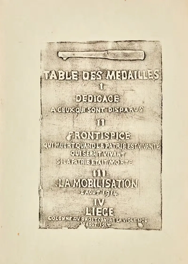 Médailles Pl.10 by Pierre Roche, 1914-1915 — digital art print download