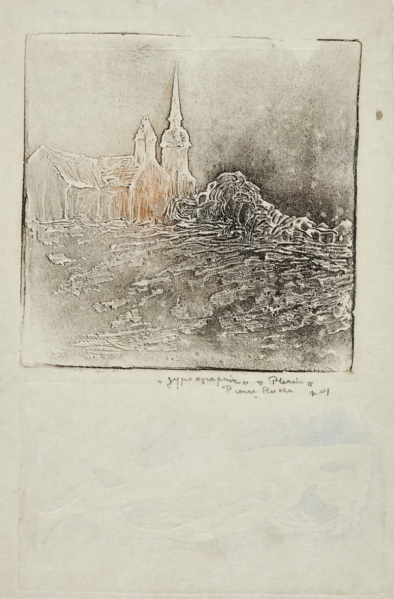 Плерен by Пьер Рош, 1907 — digital art print download