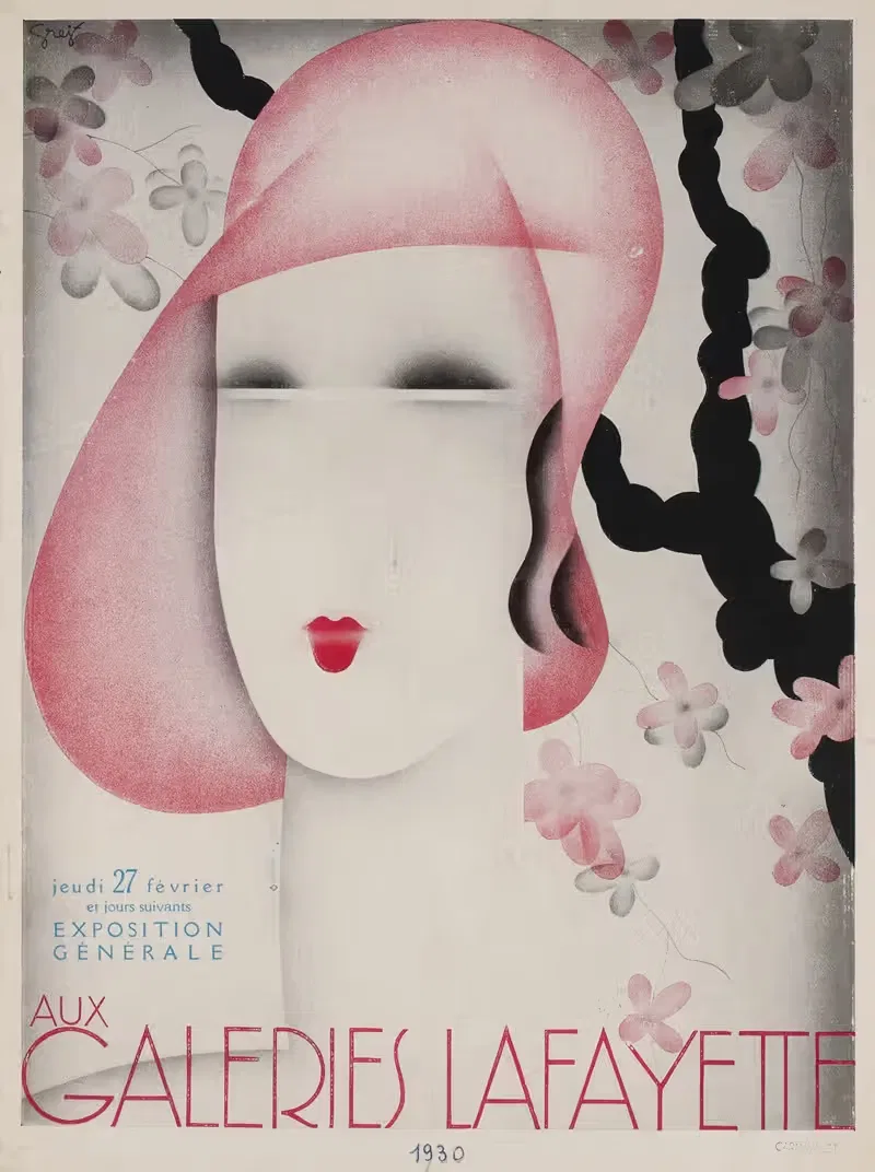Aux Galeries Lafayette by Anonymous, 1930 — digital art print download