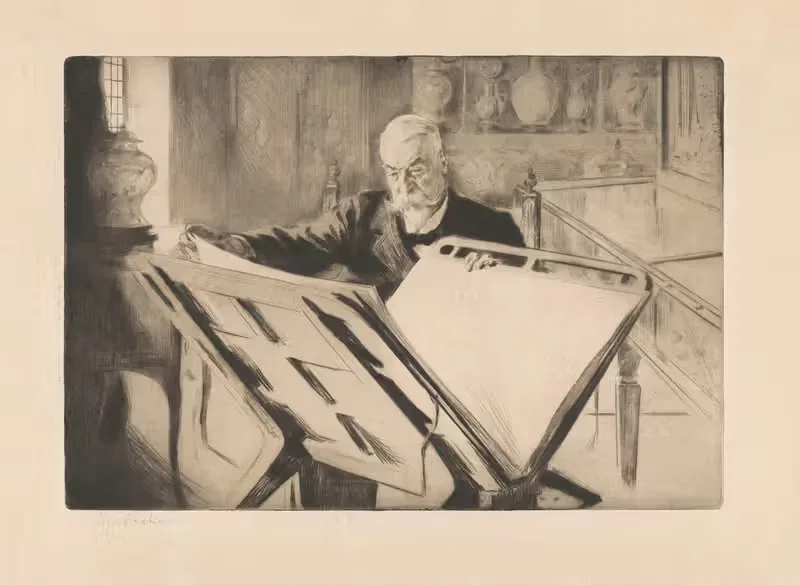 Portrait of Henry Gerbault — Edgar Chahine