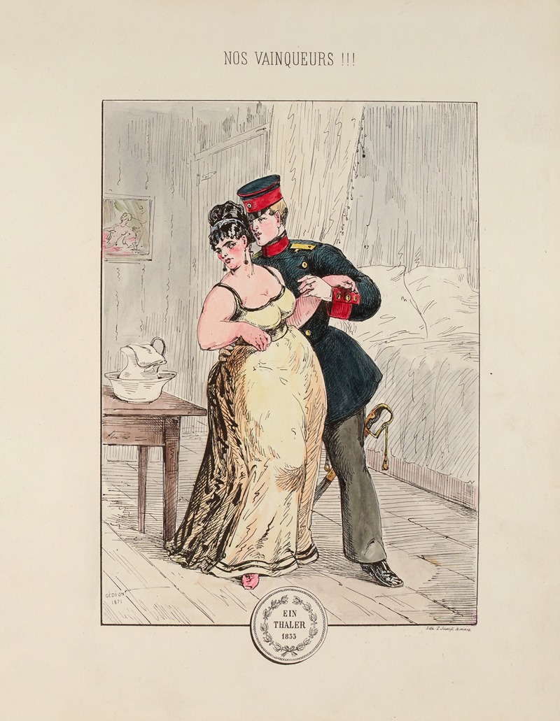 Ein Thaler by Gédéon, 1871 — digital art print download