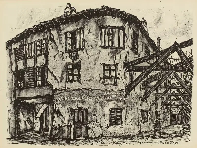 Passage Moret Au caveau de l'île des singes — Jean-Charles Contel
