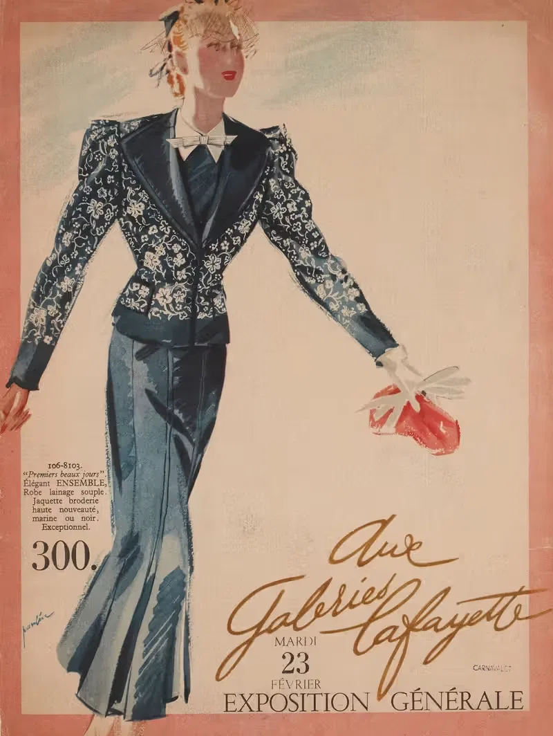 В Галереях Лафайет by Полен, 1937 — digital art print download