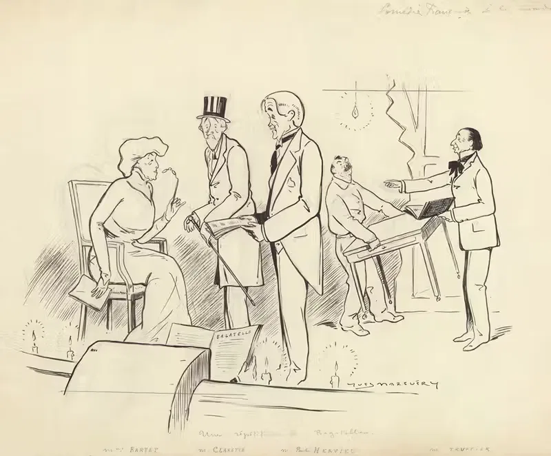 'Багатель' Поля Эрвье by Ив Маревери, 1912 — digital art print download
