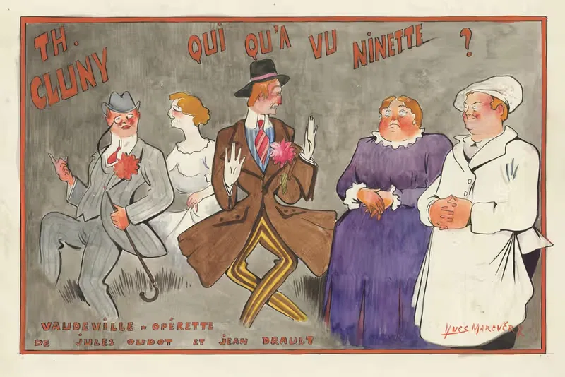 Кто видел Нинетту by Ив Маревери, 1908 — digital art print download