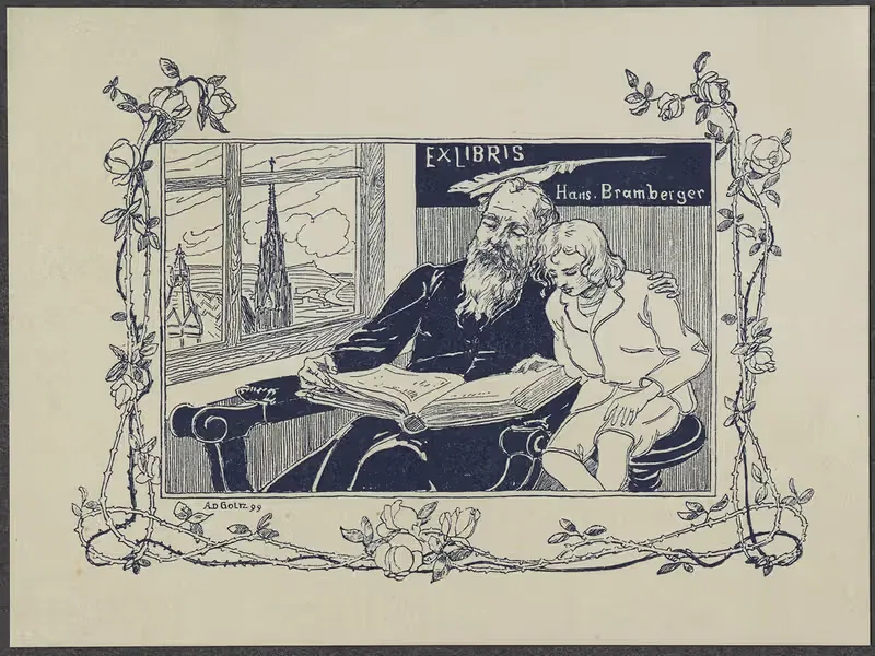 Ханс Брамбергер by Александр Деметриус Гольц, 1899 — digital art print download