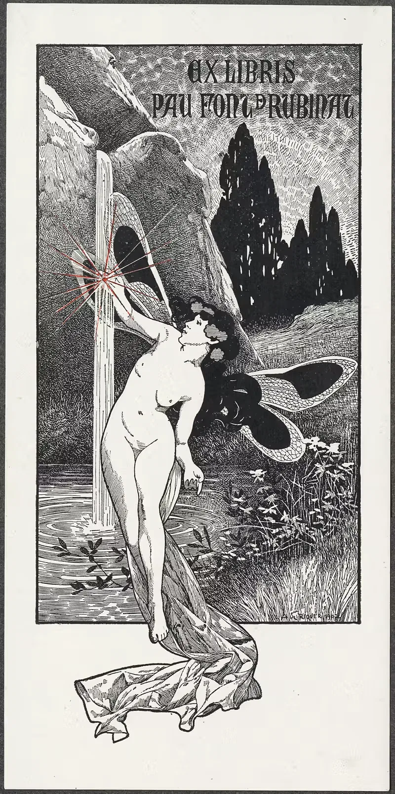 Пау Фонт де Рубинат by Александр де Рикер, 1902 — digital art print download