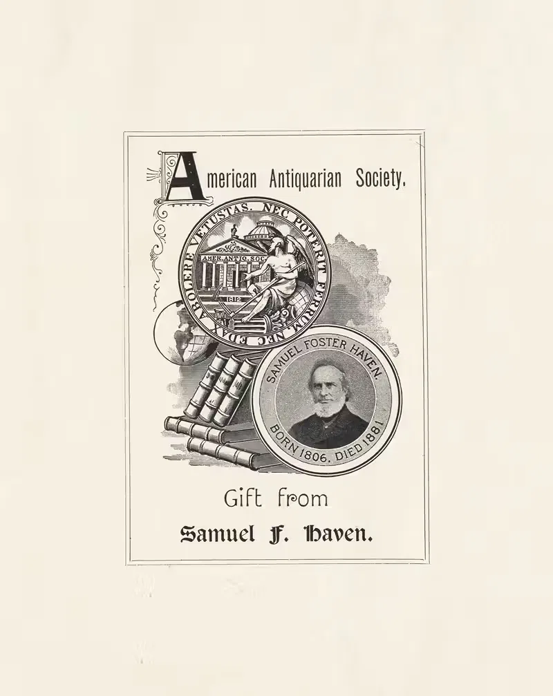 American Antiquarian Society — Anonymous