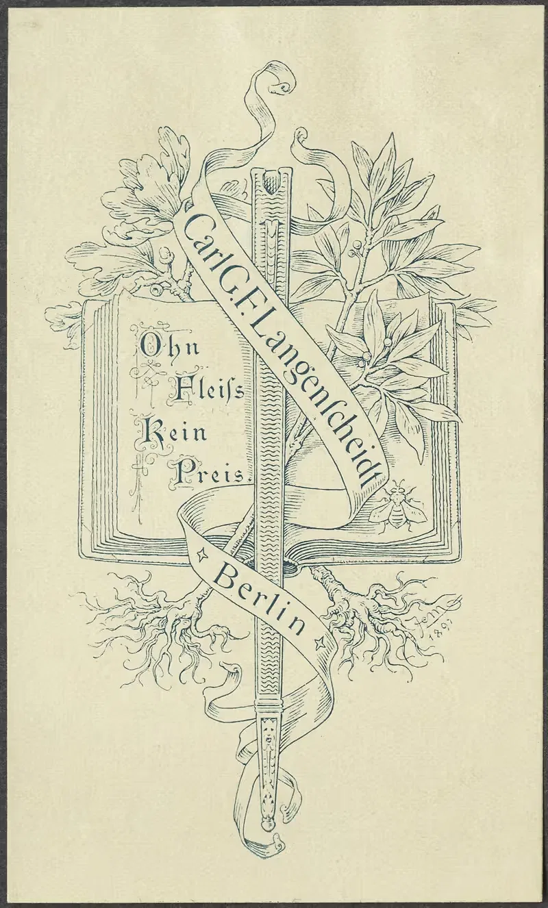 Carl G. F. Langenscheidt — Anonymous