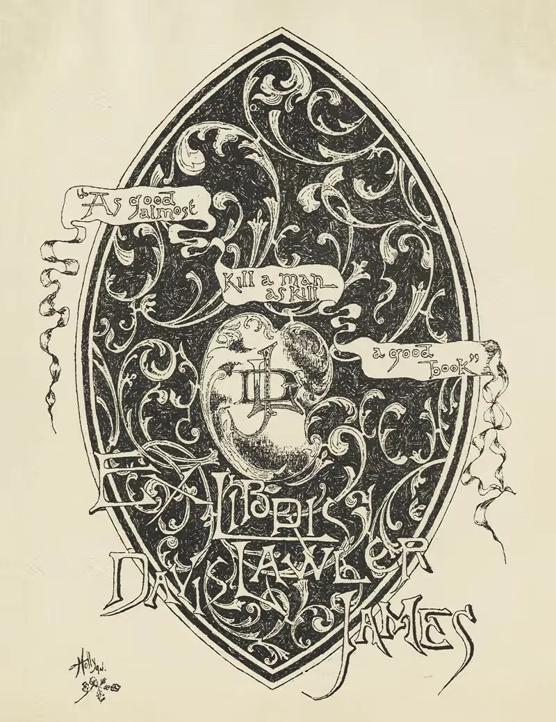 Davis Lawler James by Anonymous, 1894 — digital art print download