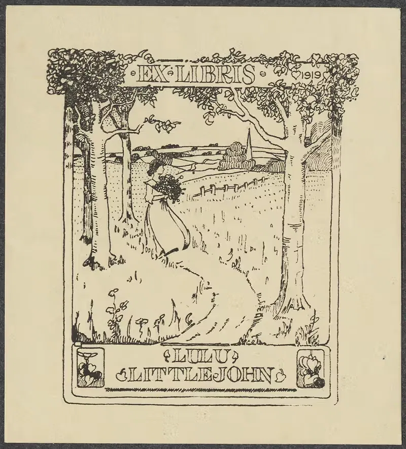 Лулу Литтлджон by Аноним, 1919 — digital art print download