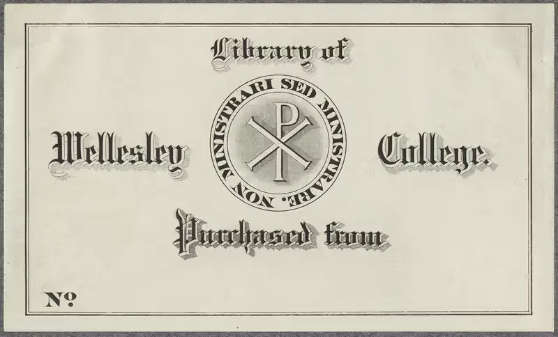 Wellesley College Library by Anonymous — digital art print download