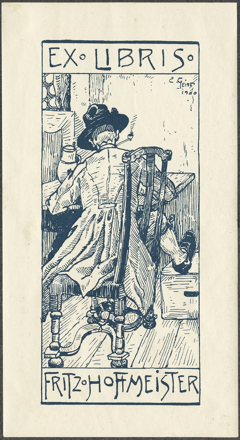 Fritz Hofmeister by C. Geist, 1900 — digital art print download