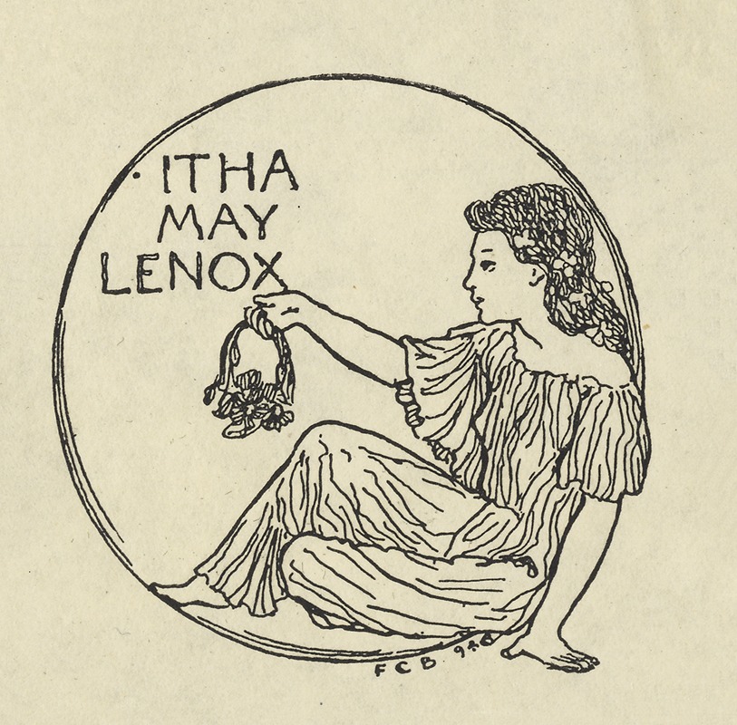 Ита Мэй Ленокс by Фрэнк Шуто Браун, 1894 — digital art print download