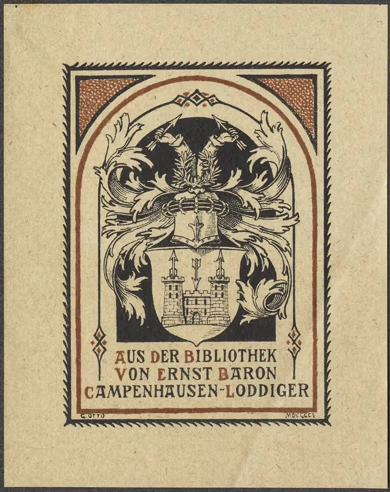 Эрнст барон Кампенхаузен-Лоддигер by Ж. Отто, 1905 — digital art print download
