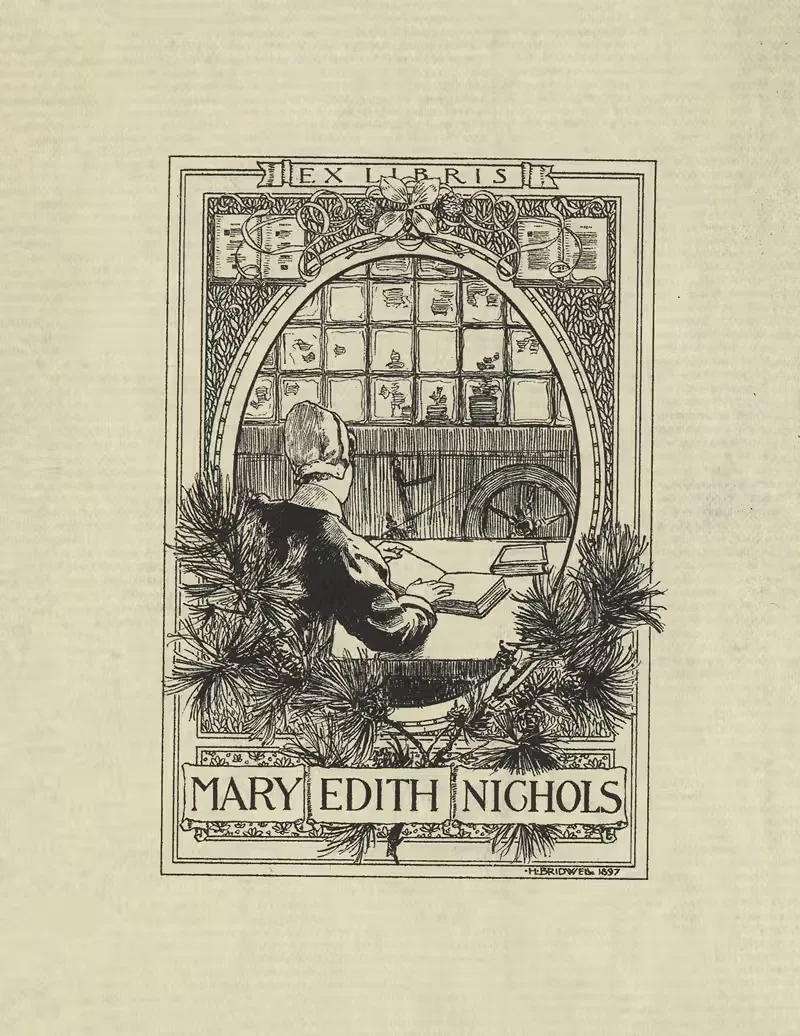 Mary Edith Nichols by H. Bridwell, 1897 — digital art print download
