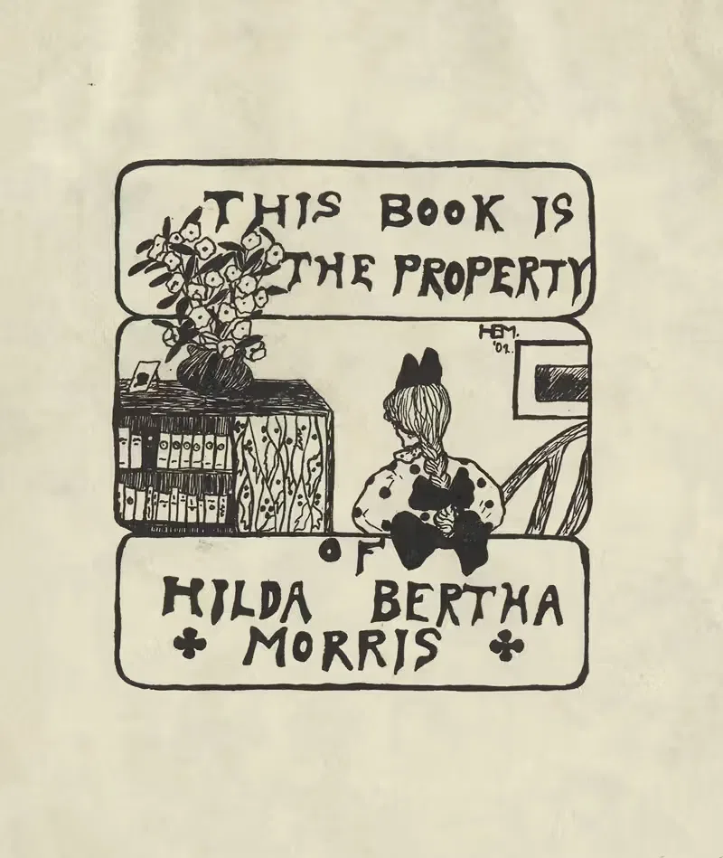 Хильда Берта Моррис by Хильда Берта Моррис, 1901 — digital art print download