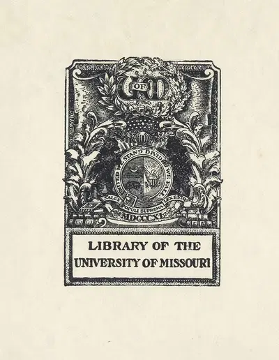 Library Of The University Of Missouri by Joseph Winfred Spenceley, 1899 — digital art print download