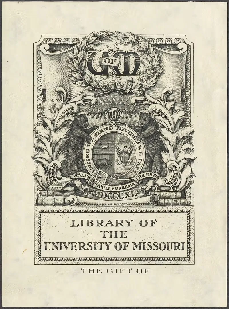 University Of Missouri Library — Joseph Winfred Spenceley