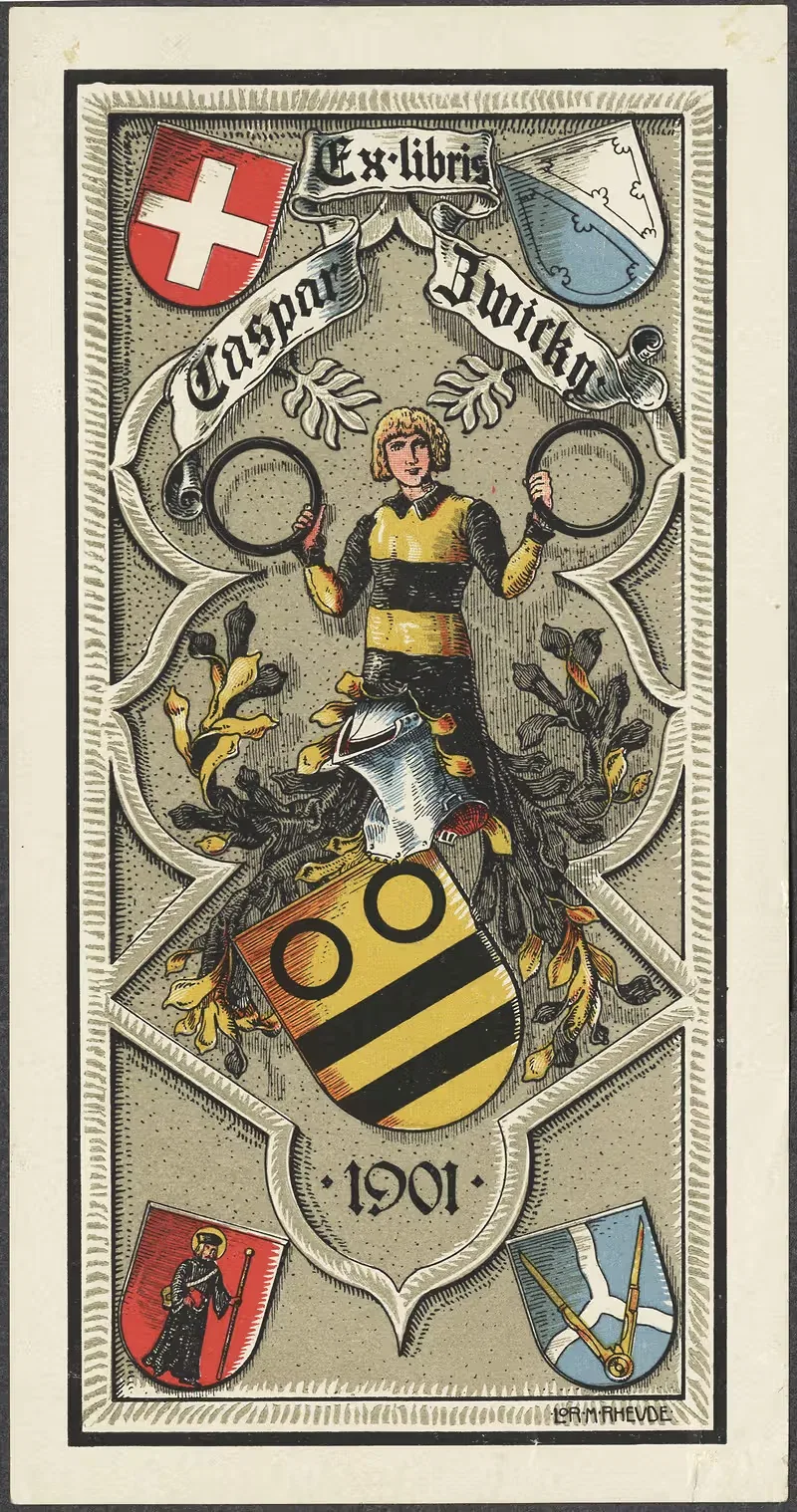 Caspar Zwicky by Lorenz Max Rheude, 1901 — digital art print download