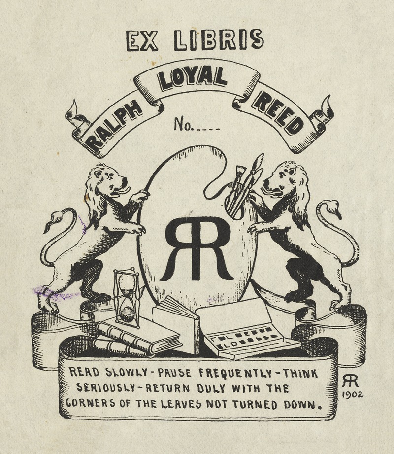 Ralph Loyal Reed by Ralph Loyal Reed, 1902 — digital art print download