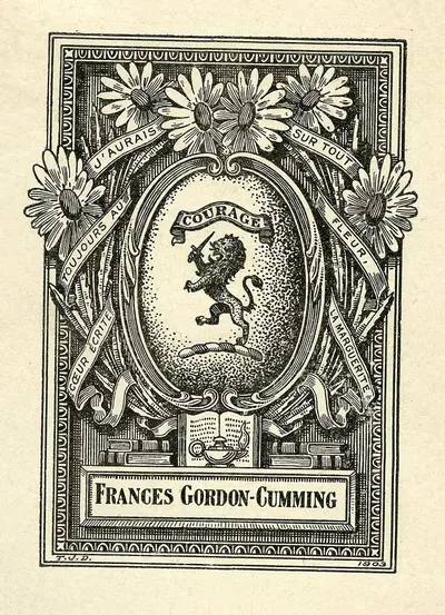 Frances Gordon-Cumming by T. J. Dowling, 1903 — digital art print download