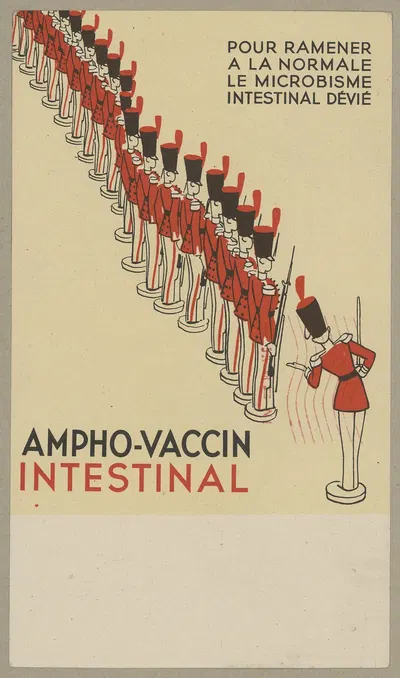 Ampho-vaccin intestinal by А. Д. Роншез, 1910-1950 — digital art print download