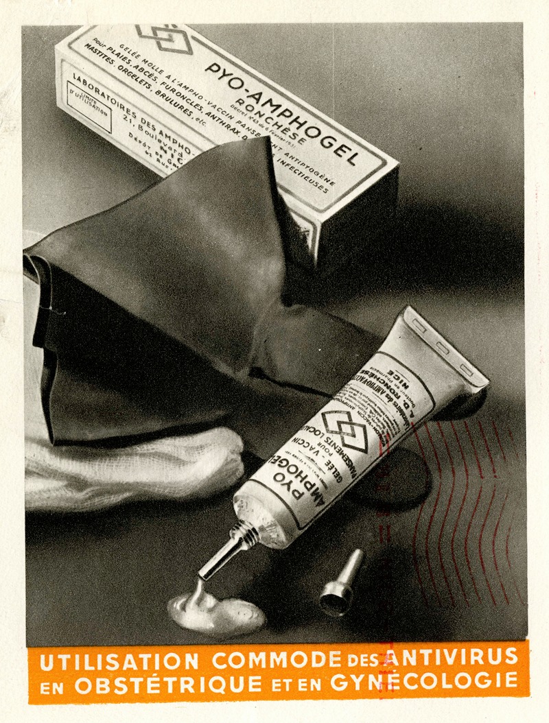 Pyo-Amphogel by А. Д. Роншез, 1910-1950 — digital art print download