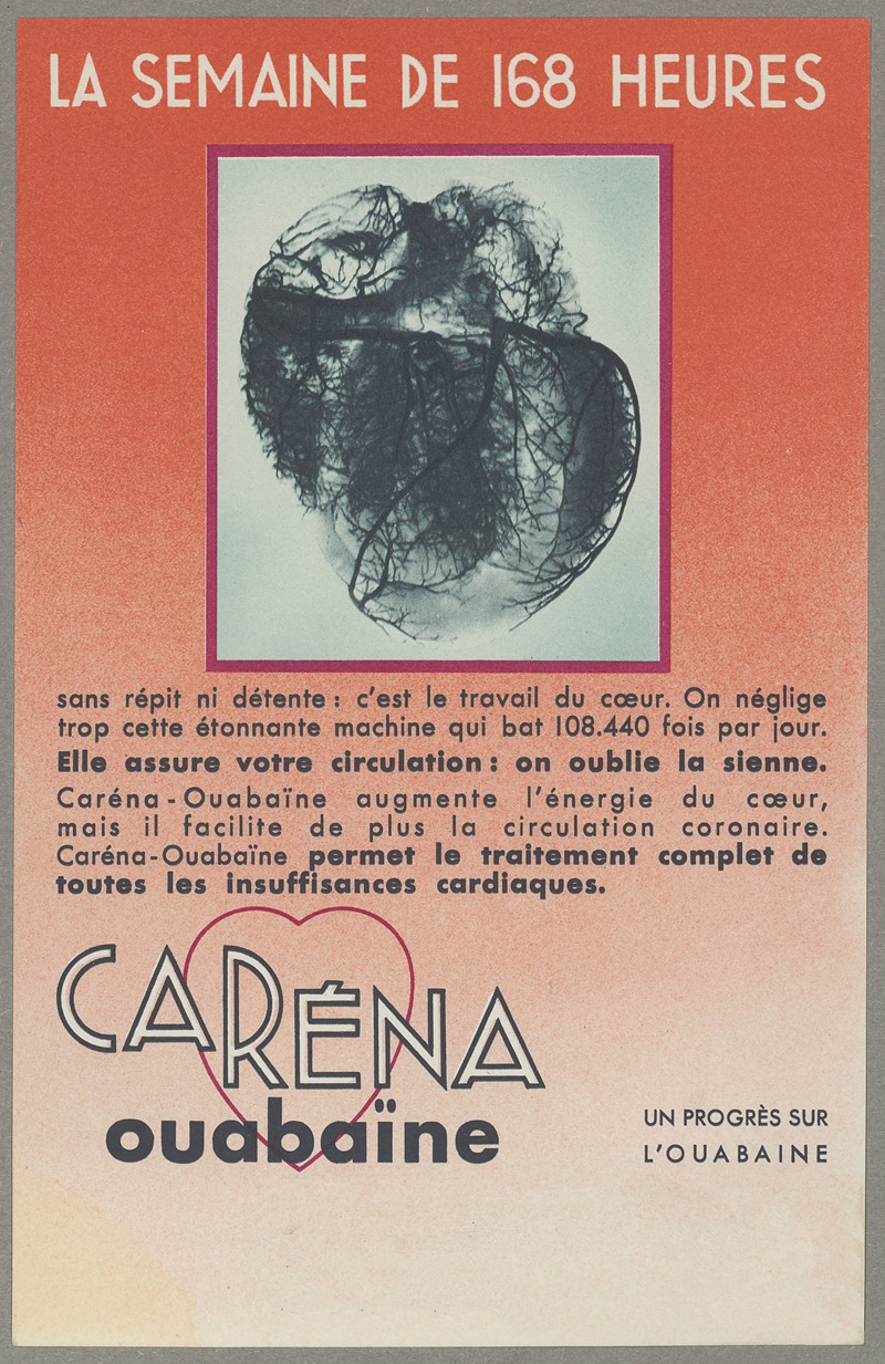Caréna Ouabaïne by Аноним, 1910-1950 — digital art print download