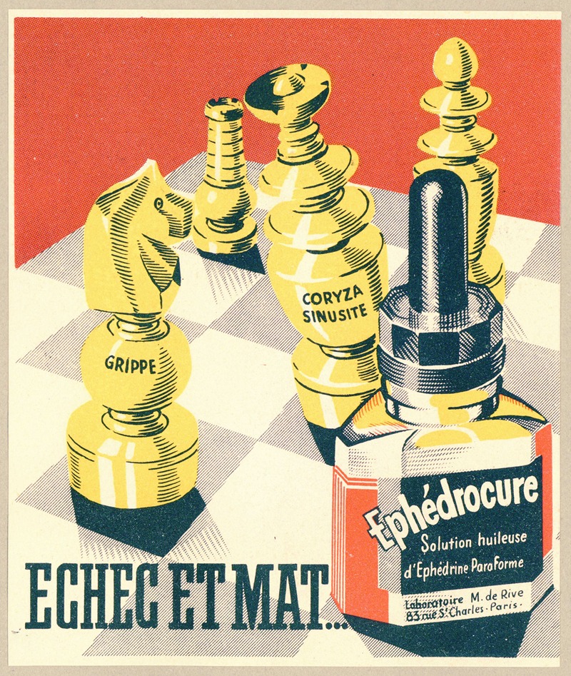 Echec et mat by Аноним, 1910-1950 — digital art print download