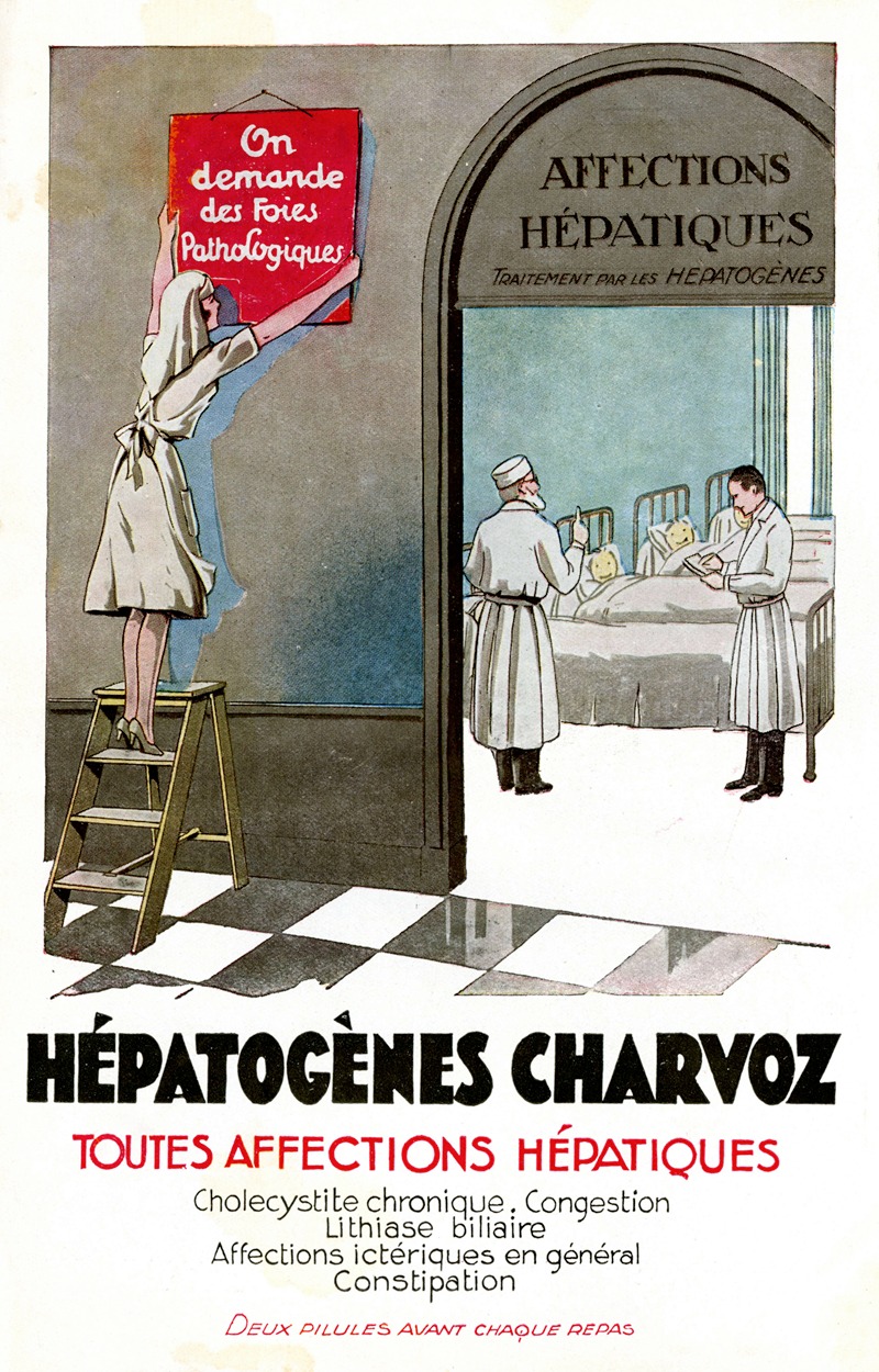 Hépatogènes Charvoz by Аноним, 1910-1950 — digital art print download