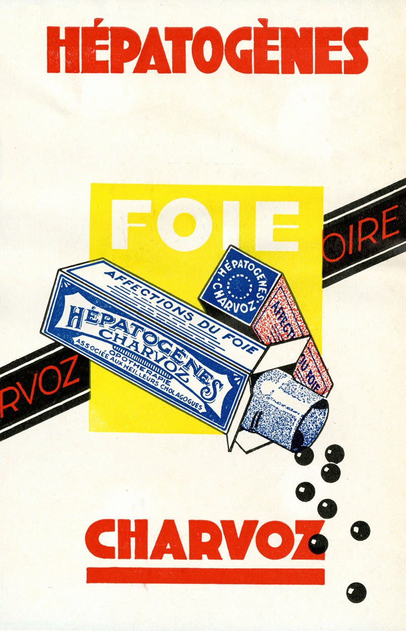 Hépatogènes Charvoz by Anonymous, 1910-1950 — digital art print download