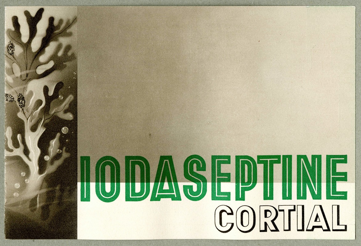 Iodaseptine Cortial by Аноним, 1910-1950 — digital art print download