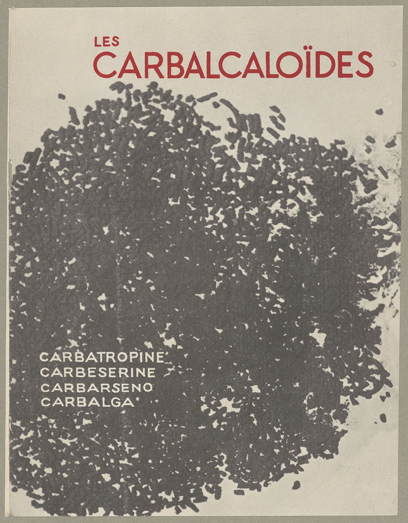 Les Carbalcaloïdes by Аноним, 1910-1950 — digital art print download