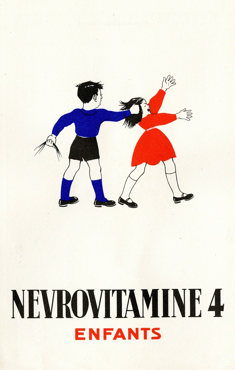 Neurovitamine 4 enfants by Аноним, 1910-1950 — digital art print download