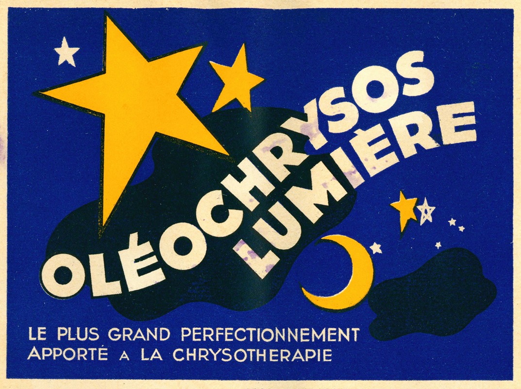 Oléochrysos Lumière by Аноним, 1910-1950 — digital art print download