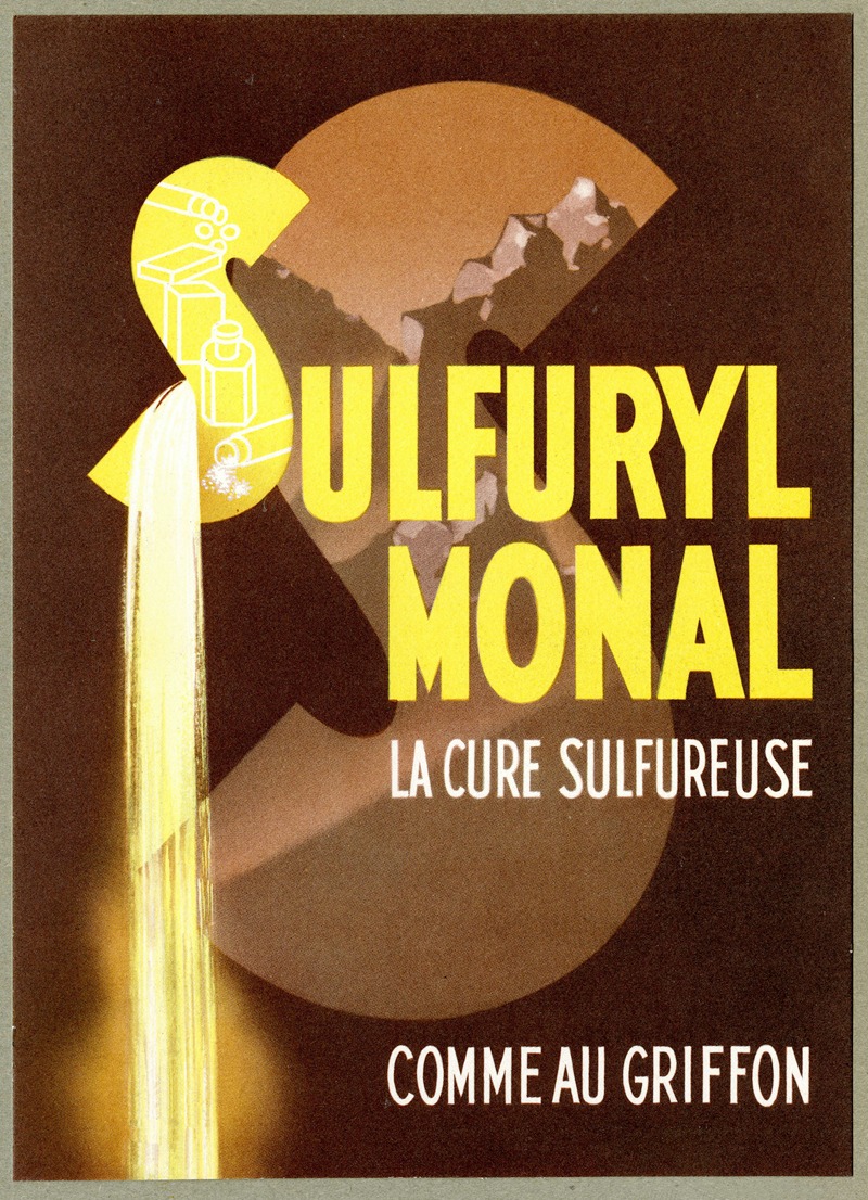 Sulfuryl Monal by Аноним, 1910-1950 — digital art print download